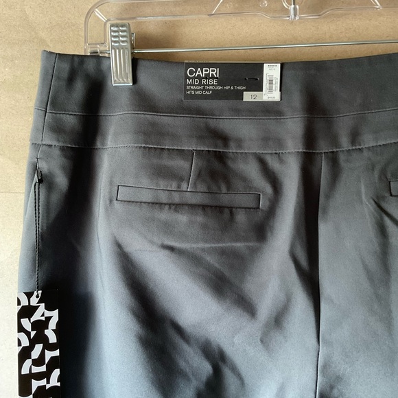 Apt. 9 Torie Capri. NWT Gray. Size 12 - Picture 4 of 9